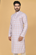 MULTI COLOUR PRINTED COTTON BLEND LONG KURTA