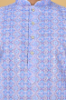 BLUE COTTON PRINTED EXCLUSIVE LONG KURTA