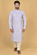 MULTI COLOUR PRINTED COTTON BLEND LONG KURTA