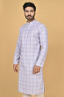 MULTI COLOUR PRINTED COTTON BLEND LONG KURTA