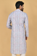 MULTI COLOUR PRINTED COTTON BLEND LONG KURTA