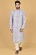 MULTI COLOUR PRINTED COTTON BLEND LONG KURTA