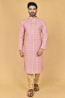 MULTI COLOUR PRINTED COTTON BLEND LONG KURTA