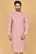 MULTI COLOUR PRINTED COTTON BLEND LONG KURTA