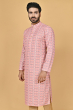 MULTI COLOUR PRINTED COTTON BLEND LONG KURTA