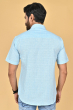 SKY BLUE COTTON HALF SHIRT