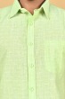 GREEN COTTON HALF SHIRT