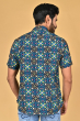 MULTICOLOURED RAYON PRINTED HALF SHIRT