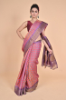 MULTI COLOURED TUSSAR PRINTED SAREE