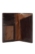 Genuine Leather Brown Passport Holder