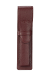 Genuine Leather Maroon Pen Case