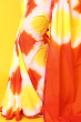 YELLOW TIE & DYE MULMUL SAREE