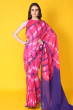 PINK TIE & DYE MULMUL SAREE