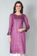 PURPLE TUSSAR LONG KAMEEZ