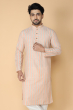 ORANGE COTTON LONG KURTA