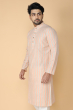 ORANGE COTTON LONG KURTA