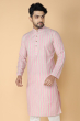 PINK COTTON LONG KURTA