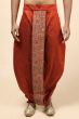 RUST READY TO WEAR DUPION SILK DHOTI