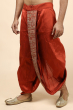 RUST READY TO WEAR DUPION SILK DHOTI