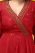 Red Dola Silk Exclusive LONG DRESS