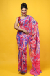 MULTICOLORED CHIFFON PRINTED SAREE