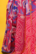 MULTICOLORED CHIFFON PRINTED SAREE