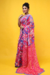 MULTICOLORED CHIFFON PRINTED SAREE