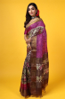 MULTICOLORED TUSSAR BATIK SAREE