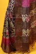 MULTICOLORED TUSSAR BATIK SAREE