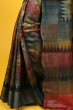 MULTICOLORED PRINTED TUSSAR SAREE