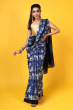 Blue Cotton Saree