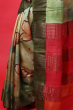 Multicoloured Hand Painted Tusaar Saree