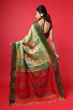 Multicoloured Hand Painted Tusaar Saree