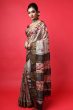 MULTICOLORED TUSSAR BATIK SAREE