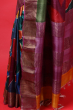 Multicolour Hand Painted Tusaar Saree