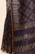 Purple Muga Tussar saree