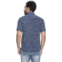 Indigo Cotton Printed Shirt